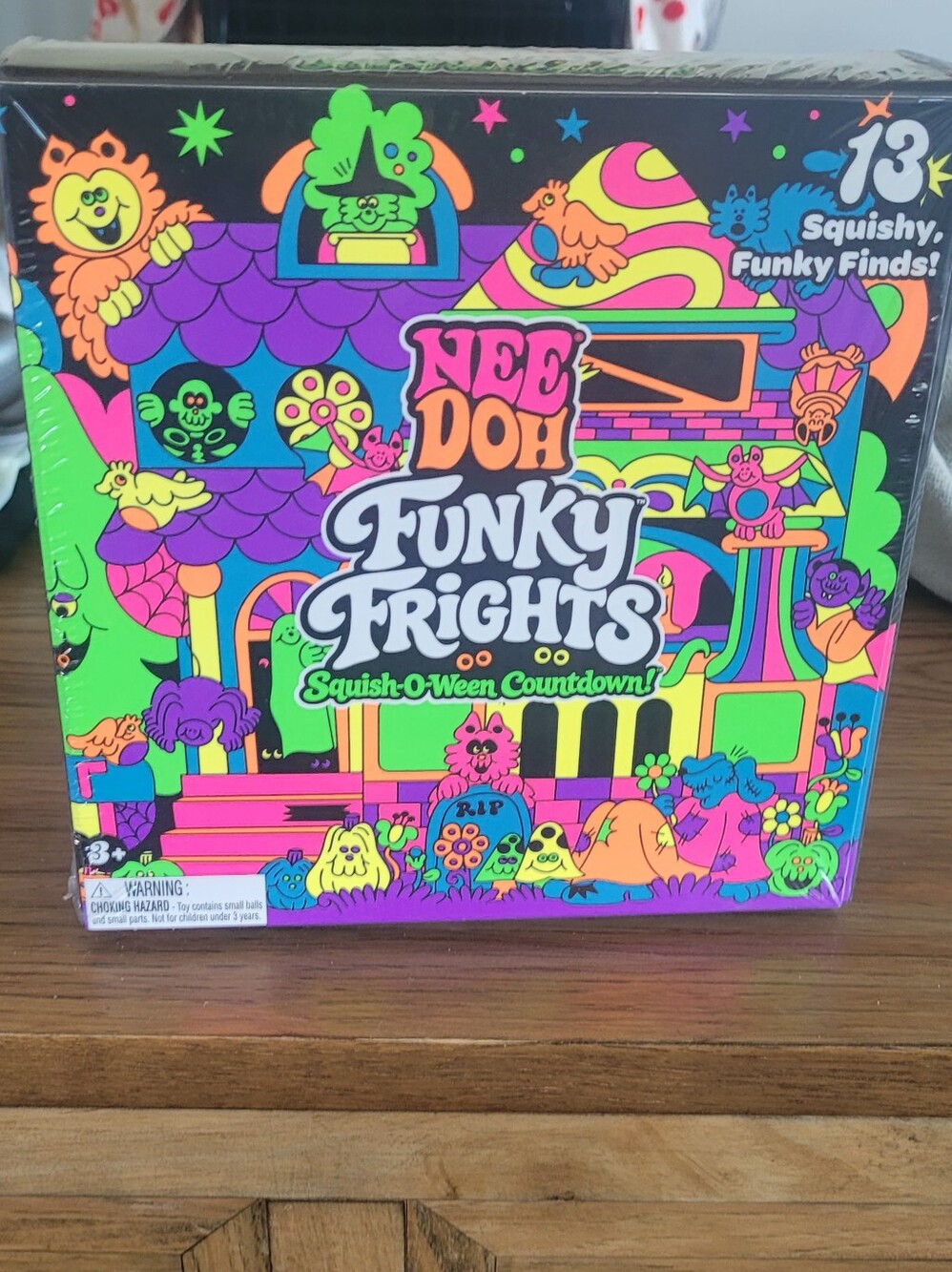 Funky Frights Kids Toy - Neon Multi-Color Squishy Set